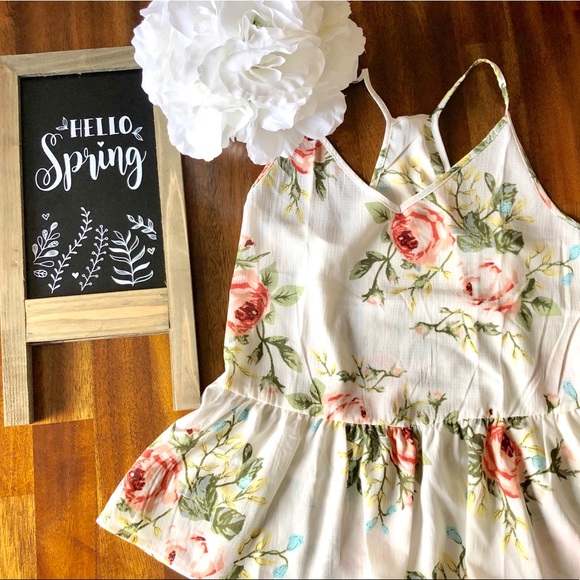 NEW Floral racerback tank - Picture 2 of 7